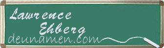 Lawrence Ehberg Visitenkarte